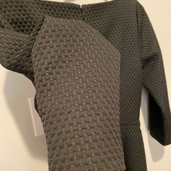 J Crew Black 3/4 Sleeve Dress 🌿 Size 2 C9 - Picture 4 of 8